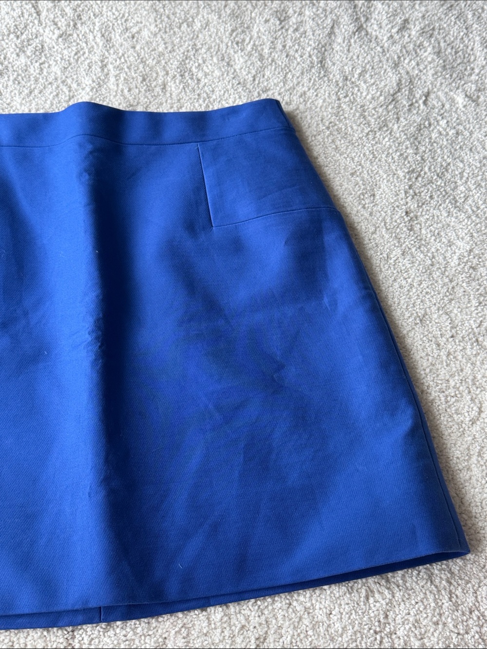 J. Crew Cobalt Blue Mini Skirt - Picture 5 of 8